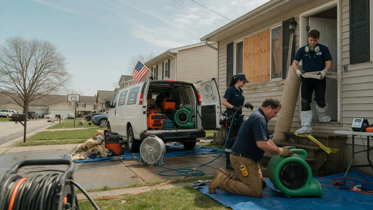 Water Damage Restoration in Canton, KS near me